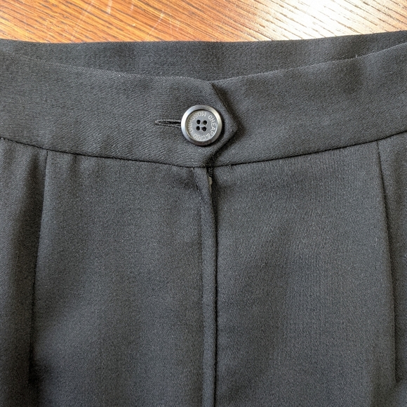 Vintage Moschino Cheap and Chic Wool Skirt Black 10 - Picture 6 of 6